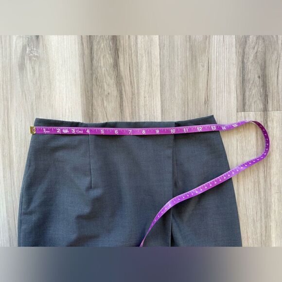 Antonio Melani wool blend pencil skirt with front thigh split 2 - Picture 8 of 9